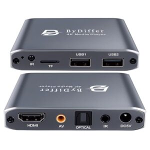 4K HD Digital Media Player with USB Support