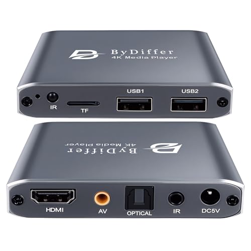 4K HD Digital Media Player with USB Support