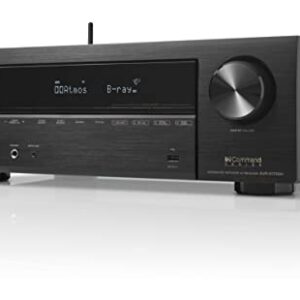 Denon AVR-X1700H 7.2 Channel AV Receiver - 80W/Channel, Advanced 8K HDMI Video w/eARC, Dolby Atmos, DTS:X, Built-in HEOS, Amazon Alexa Voice Control
