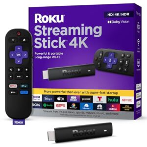 Roku Streaming Stick 4K with Voice Remote